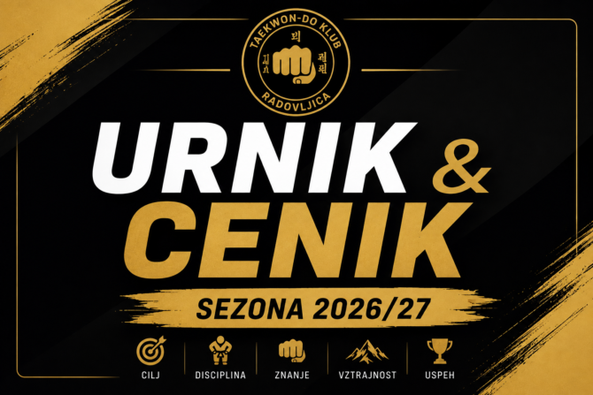 URNIK in CENE 2026/27